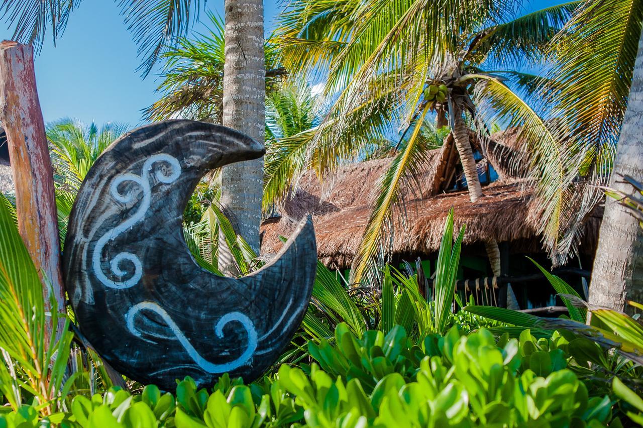 Готель Cabanas La Luna Тулум Екстер'єр фото